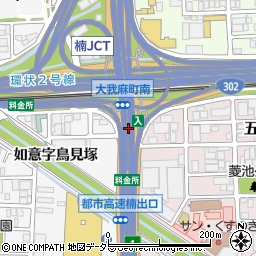 楠入口周辺の地図