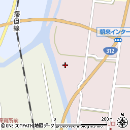 円山川周辺の地図