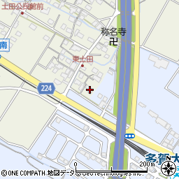 滋賀県犬上郡多賀町土田54周辺の地図