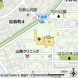 西松屋ライフガーデン勝川店周辺の地図