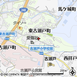 愛知県瀬戸市東古瀬戸町50周辺の地図