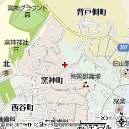 愛知県瀬戸市窯神町92周辺の地図