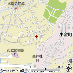 愛知県瀬戸市東松山町75周辺の地図
