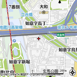 愛知県名古屋市北区玄馬町103周辺の地図