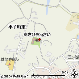 愛知県尾張旭市平子町東周辺の地図