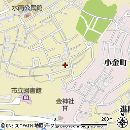 愛知県瀬戸市東松山町74周辺の地図