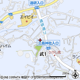 株式会社道金坂周辺の地図