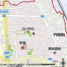 愛知県名古屋市西区平出町周辺の地図