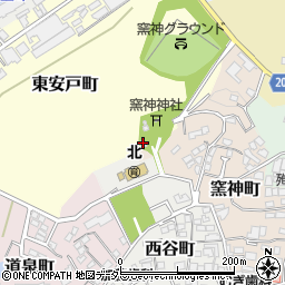愛知県瀬戸市窯神町112周辺の地図