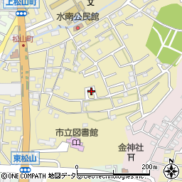愛知県瀬戸市東松山町88周辺の地図
