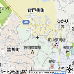 愛知県瀬戸市背戸側町54周辺の地図