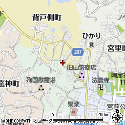 愛知県瀬戸市背戸側町23周辺の地図