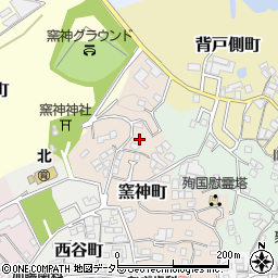 愛知県瀬戸市窯神町93周辺の地図