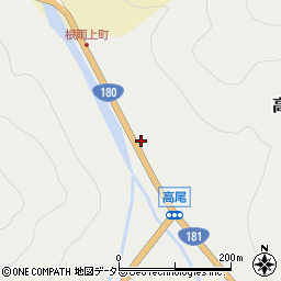 鳥取県日野郡日野町高尾43周辺の地図