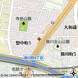 ＨｏｎｄａＣａｒｓ愛知勝川インター店周辺の地図