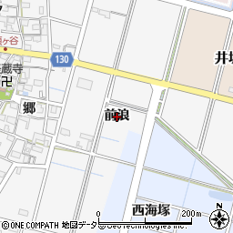 愛知県稲沢市平和町須ケ谷（前浪）周辺の地図