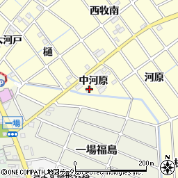 愛知県清須市春日中河原2周辺の地図