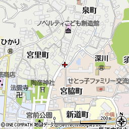 愛知県瀬戸市泉町1-1周辺の地図