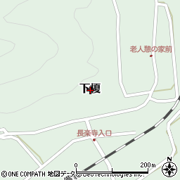 鳥取県日野郡日野町下榎周辺の地図