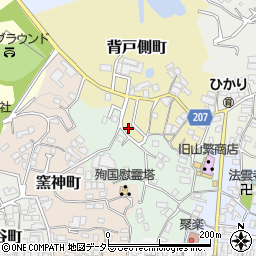 愛知県瀬戸市背戸側町56周辺の地図