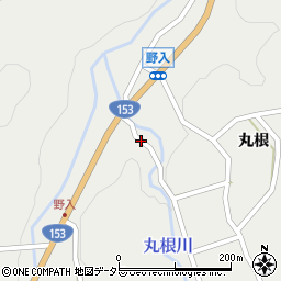 愛知県豊田市野入町小沢周辺の地図