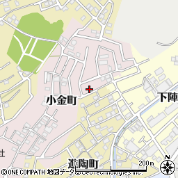 愛知県瀬戸市小金町116周辺の地図