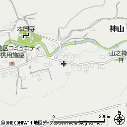 静岡県御殿場市神山303-1周辺の地図