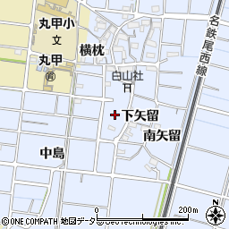 愛知県稲沢市祖父江町三丸渕報導寺周辺の地図