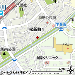 愛知県春日井市松新町4丁目1周辺の地図