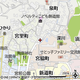 愛知県瀬戸市泉町1周辺の地図