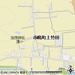 兵庫県丹波市市島町上竹田2010周辺の地図