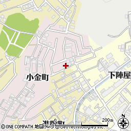 愛知県瀬戸市小金町117周辺の地図
