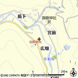 愛知県豊田市小渡町広畑30周辺の地図