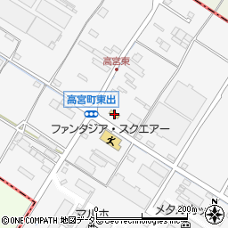 ファミリーマート彦根高宮東店周辺の地図