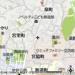 愛知県瀬戸市泉町4周辺の地図