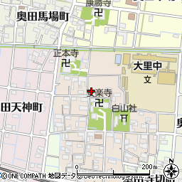 愛知県稲沢市奥田町寺切周辺の地図