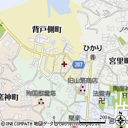 愛知県瀬戸市背戸側町27周辺の地図
