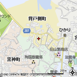 愛知県瀬戸市背戸側町83周辺の地図