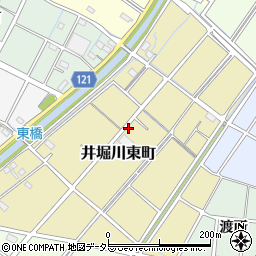 愛知県稲沢市井堀川東町周辺の地図
