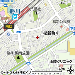 名鉄協商勝川駅南第２駐車場周辺の地図