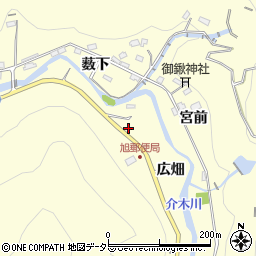 愛知県豊田市小渡町周辺の地図