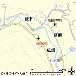愛知県豊田市小渡町周辺の地図