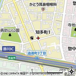 〒486-0947 愛知県春日井市知多町の地図