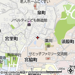 愛知県瀬戸市泉町8周辺の地図