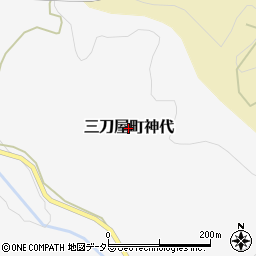 島根県雲南市三刀屋町神代周辺の地図