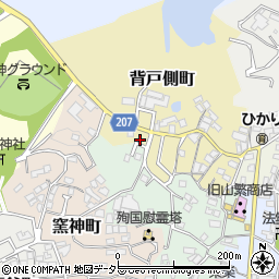 愛知県瀬戸市背戸側町89周辺の地図