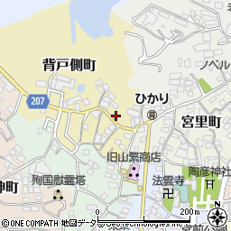 愛知県瀬戸市背戸側町33周辺の地図