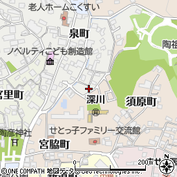 愛知県瀬戸市泉町10-1周辺の地図