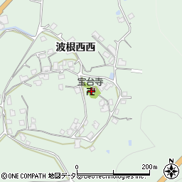宝台寺周辺の地図