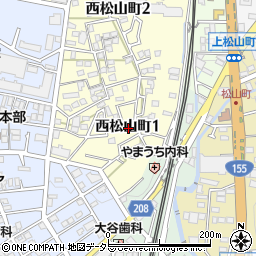 〒489-0912 愛知県瀬戸市西松山町の地図